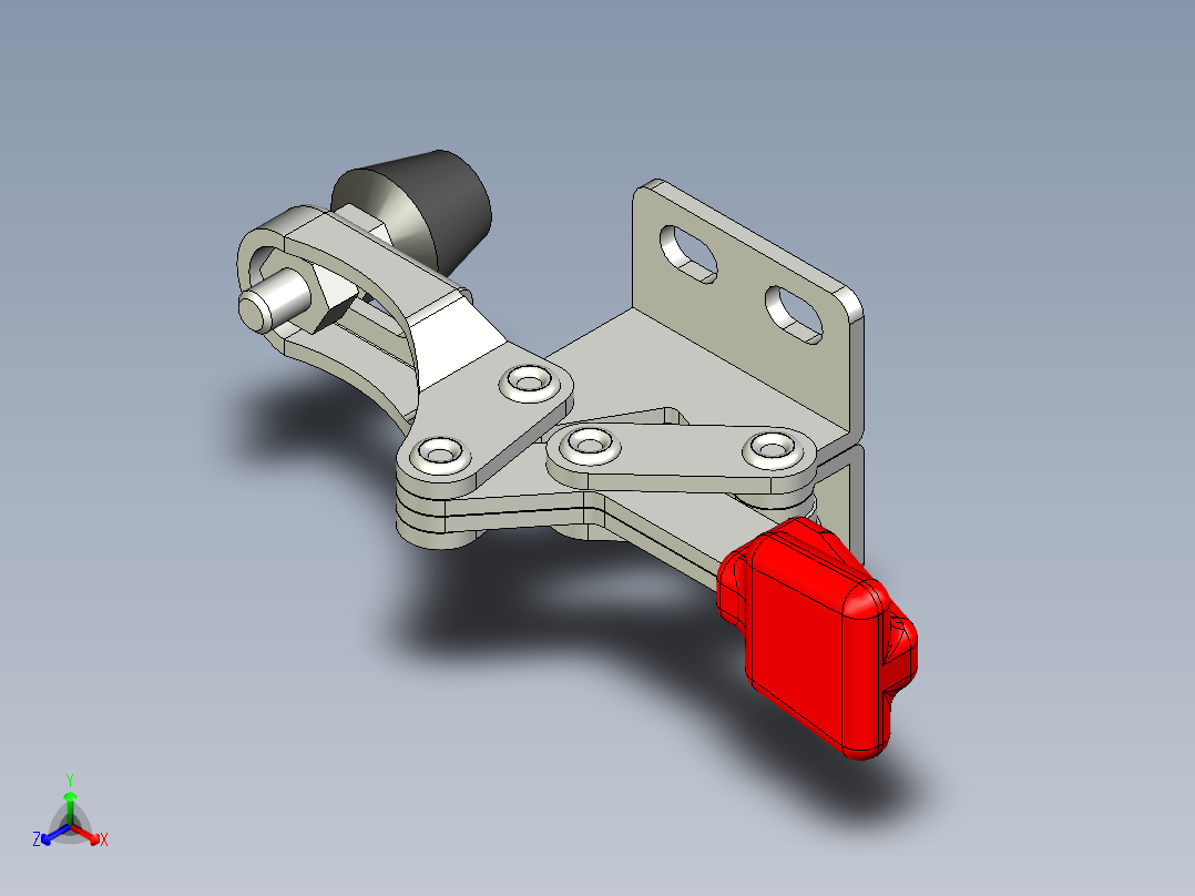 水平式夾鉗SSP(E)-3D多系列多零件图纸模型