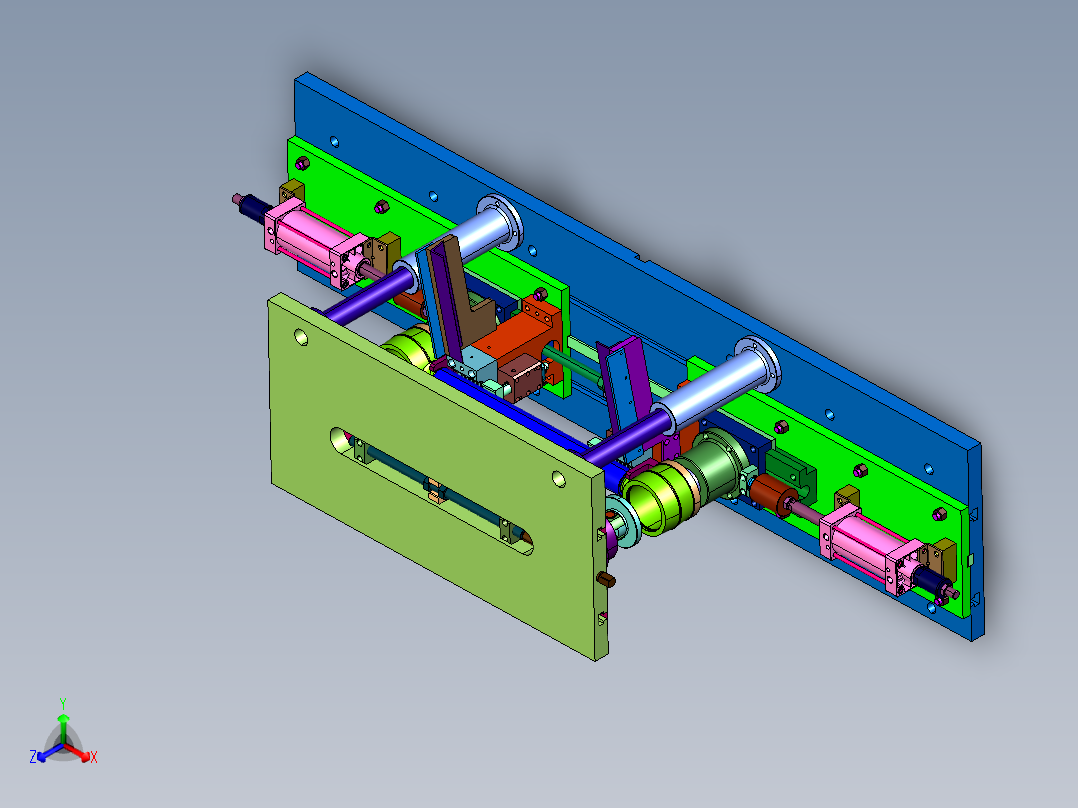 汽车拉杆加工用的压配工装