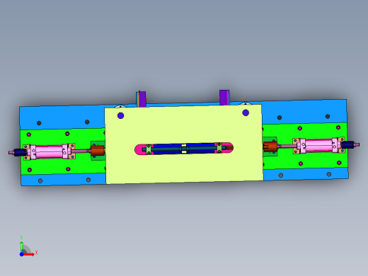 汽车拉杆加工用的压配工装前视缩略图