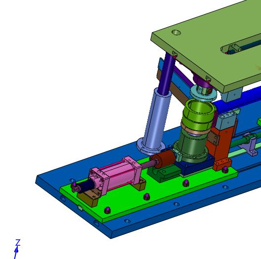 汽车拉杆加工用的压配工装