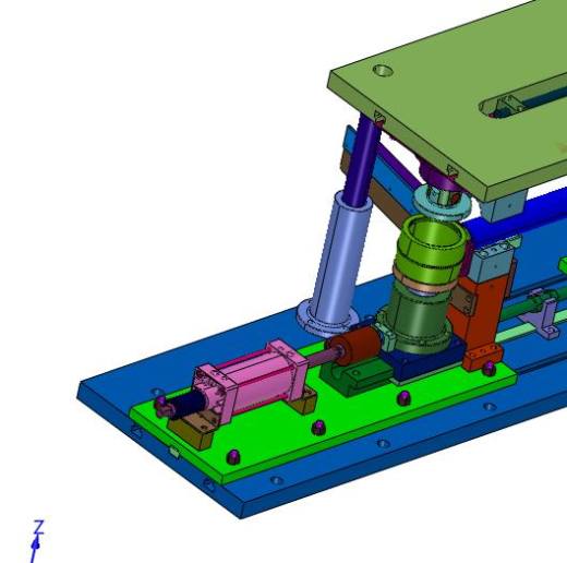汽车拉杆加工用的压配工装缩略图
