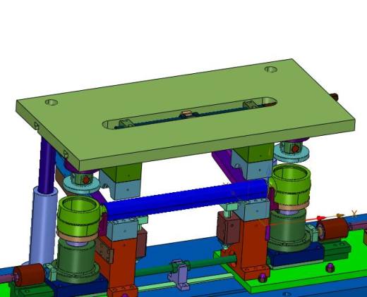 汽车拉杆加工用的压配工装缩略图