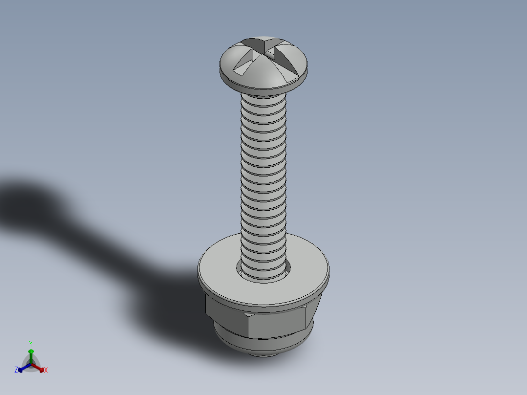 紧固件-No.6-32 Screw-02主视图
