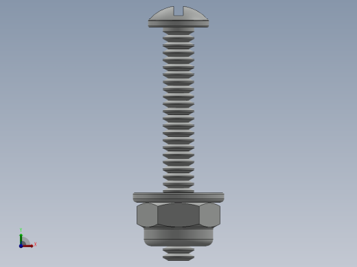 紧固件-No.6-32 Screw-02前视缩略图