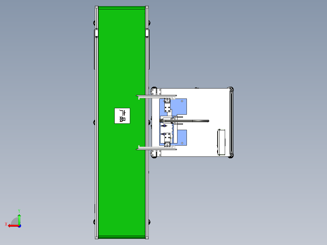 自动喷码机构设计702609==150后视图