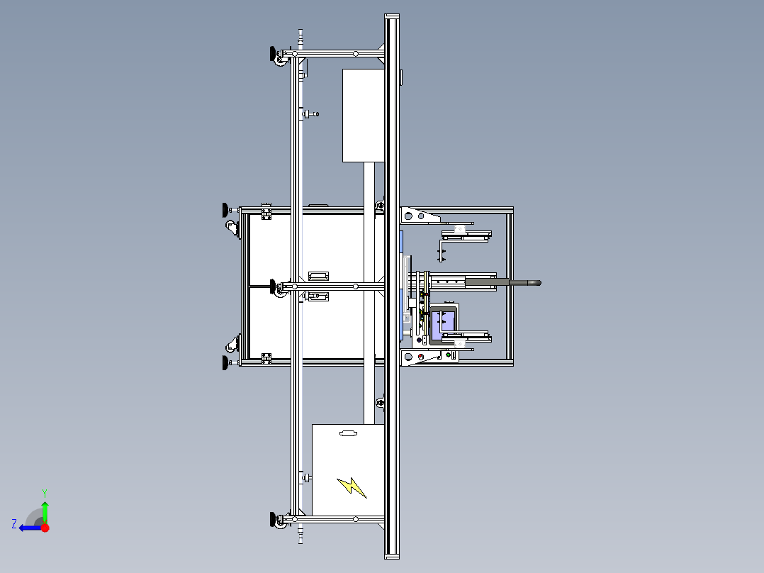 自动喷码机构设计702609==150右视图