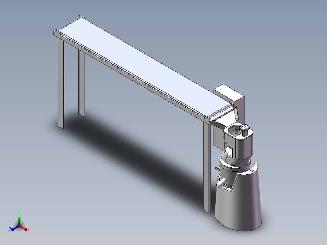 榨汁机正等轴测图