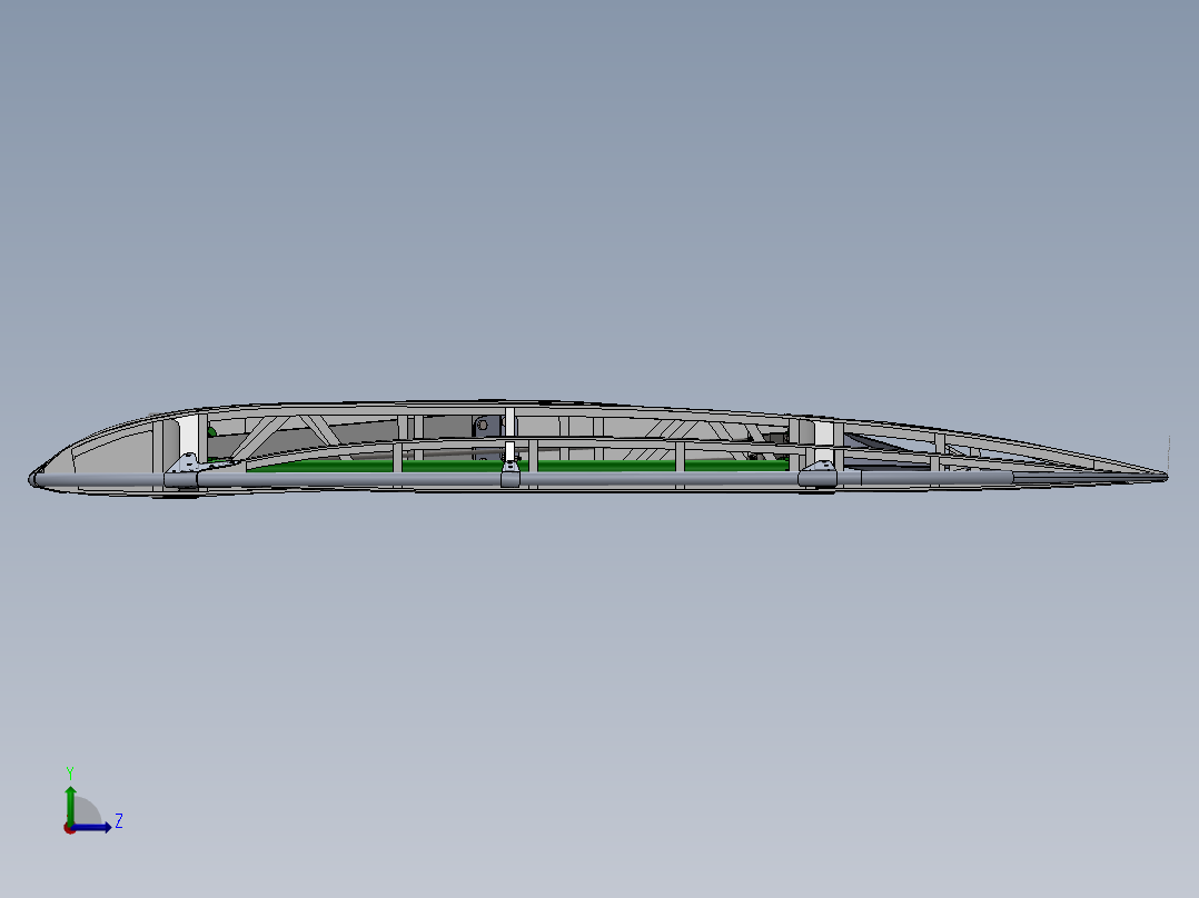 虎蛾上左舷翼左视图