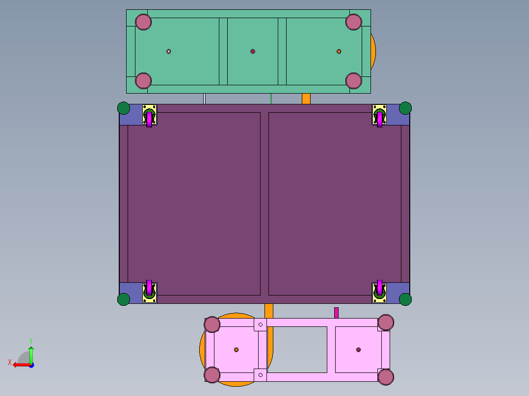 散件供料全自动光纤头自动组装机后视图