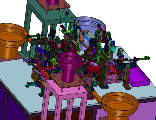 散件供料全自动光纤头自动组装机