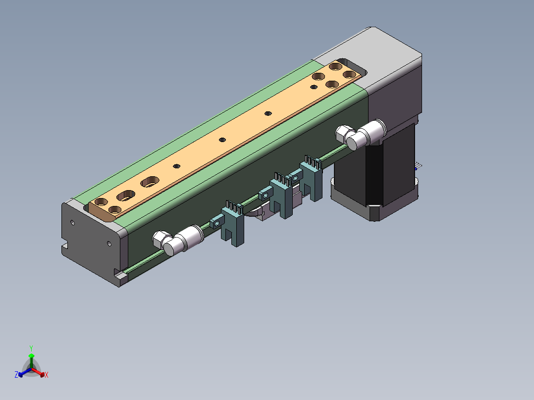 MCB同步带全封闭MCB5-BW-42正等轴测图