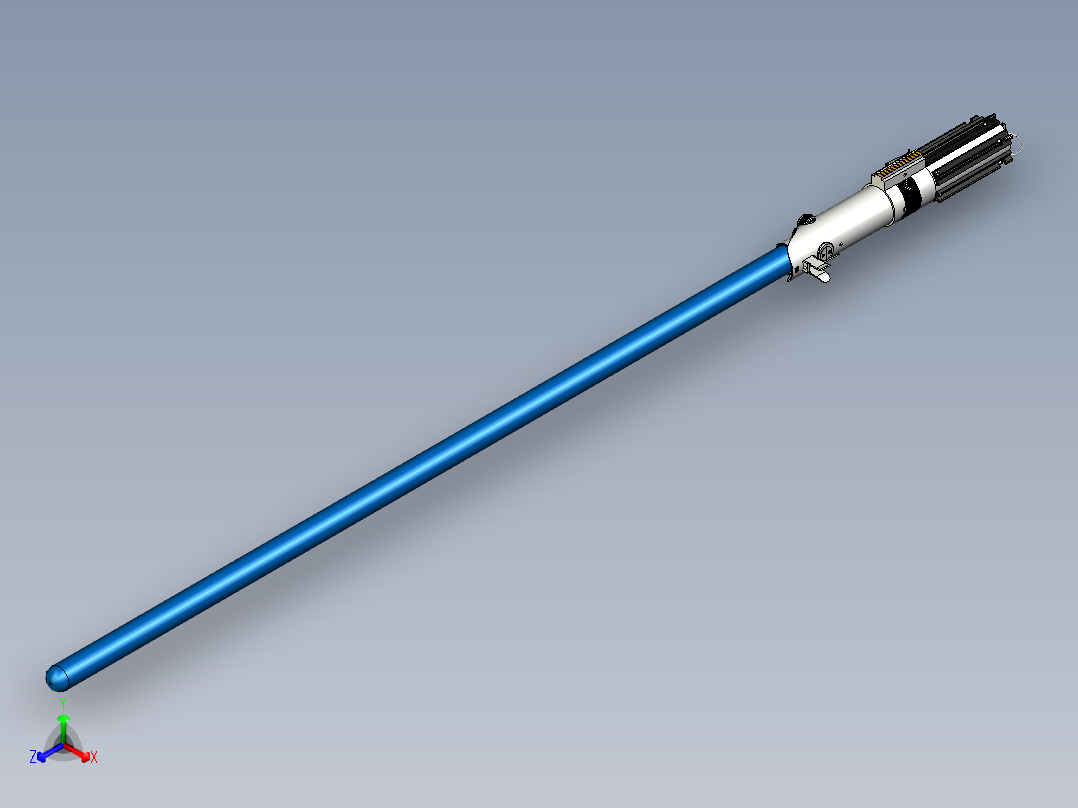 卢克天行者光剑正等轴测图