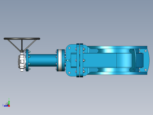 柱阀右视缩略图