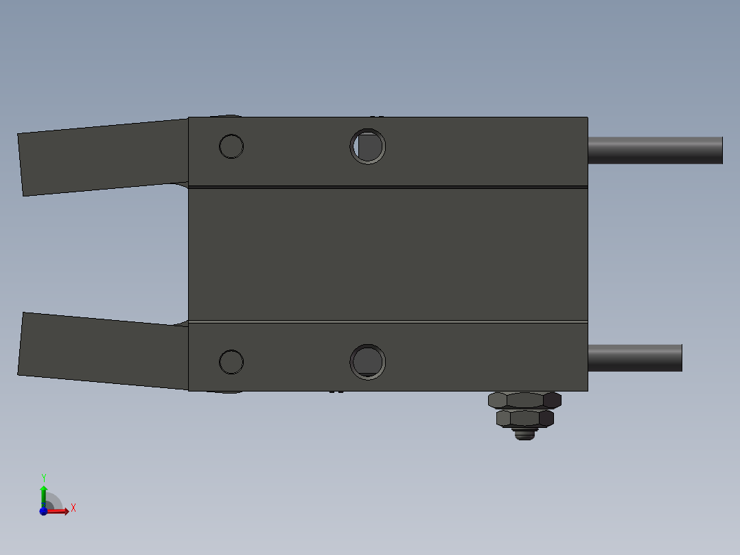 1.亚德客气动手指前视图