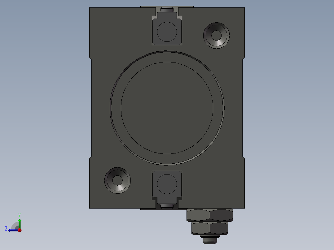 1.亚德客气动手指右视图