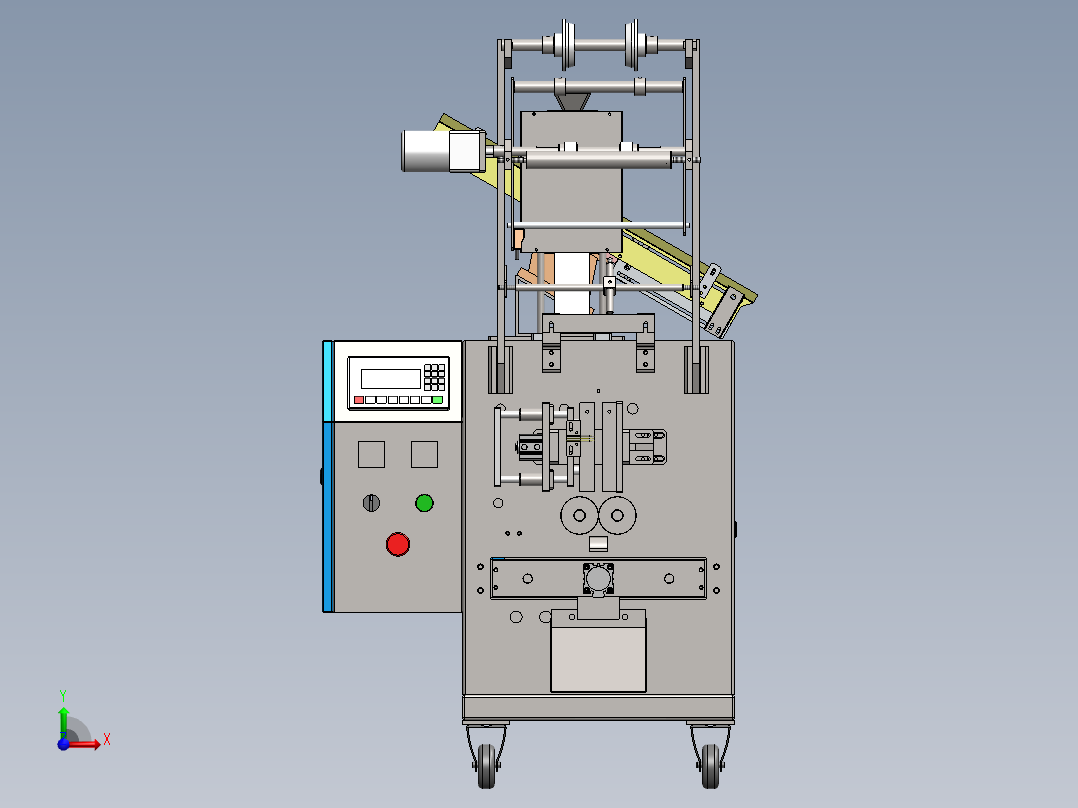 螺丝包装机前视图