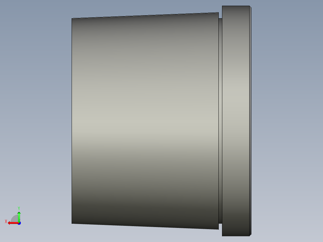 SKF轴承配件退卸套3D模型IGS格式后视图