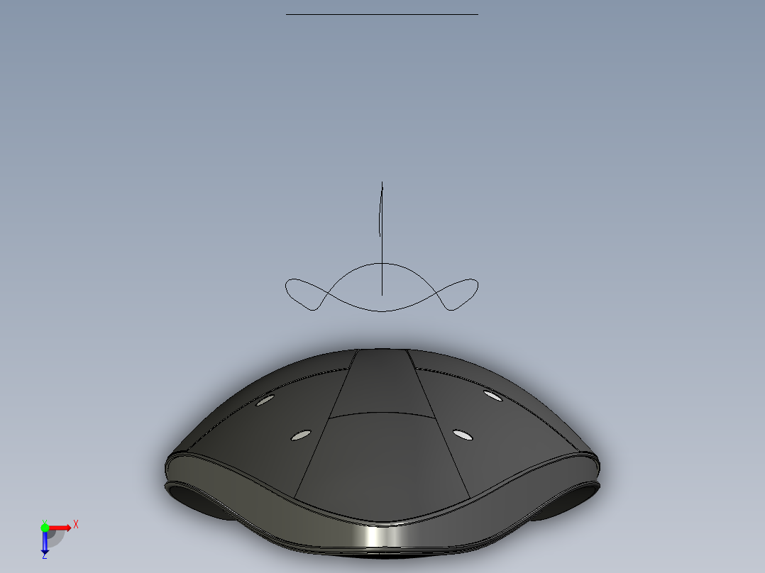 蝙蝠侠座驾俯视图