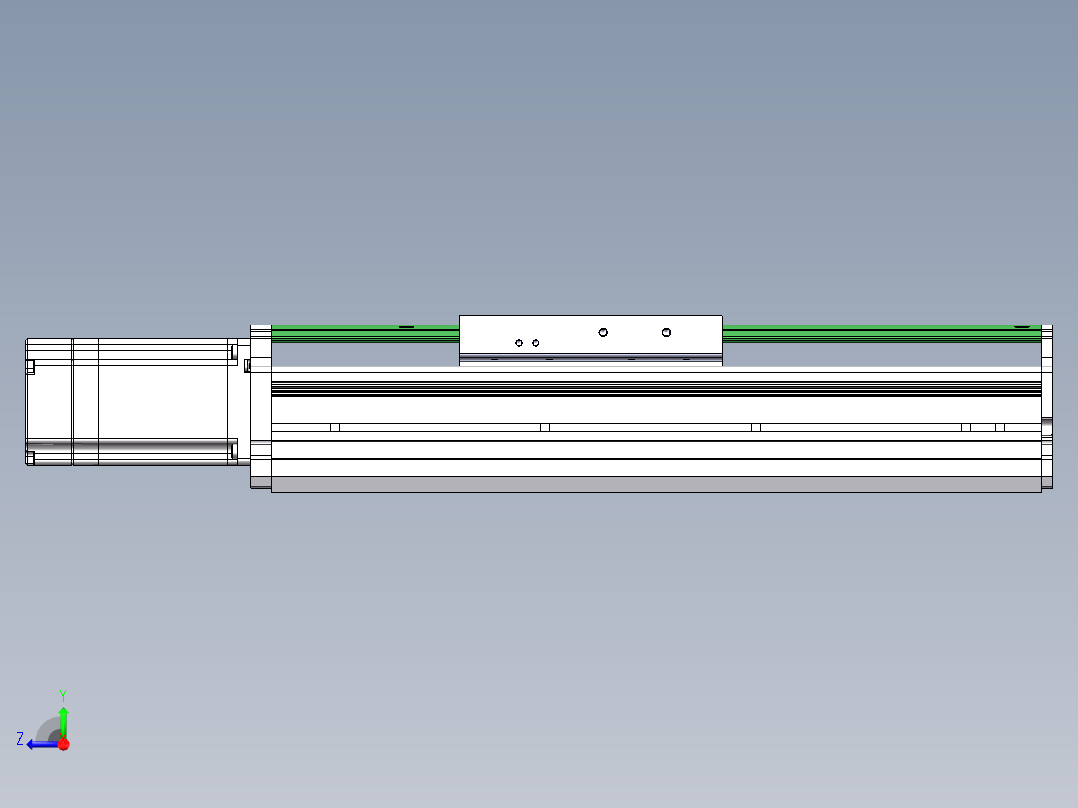 MTH丝杆半封闭模组MT120BS-BC-60右视图