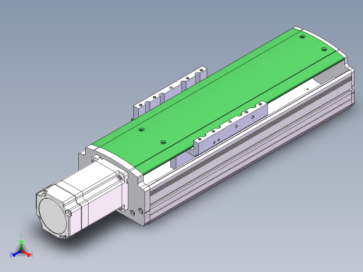 MTH丝杆半封闭模组MT120BS-BC-60正等轴测缩略图
