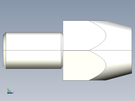 定位配件2264-3D多系列多零件图纸模型左视缩略图