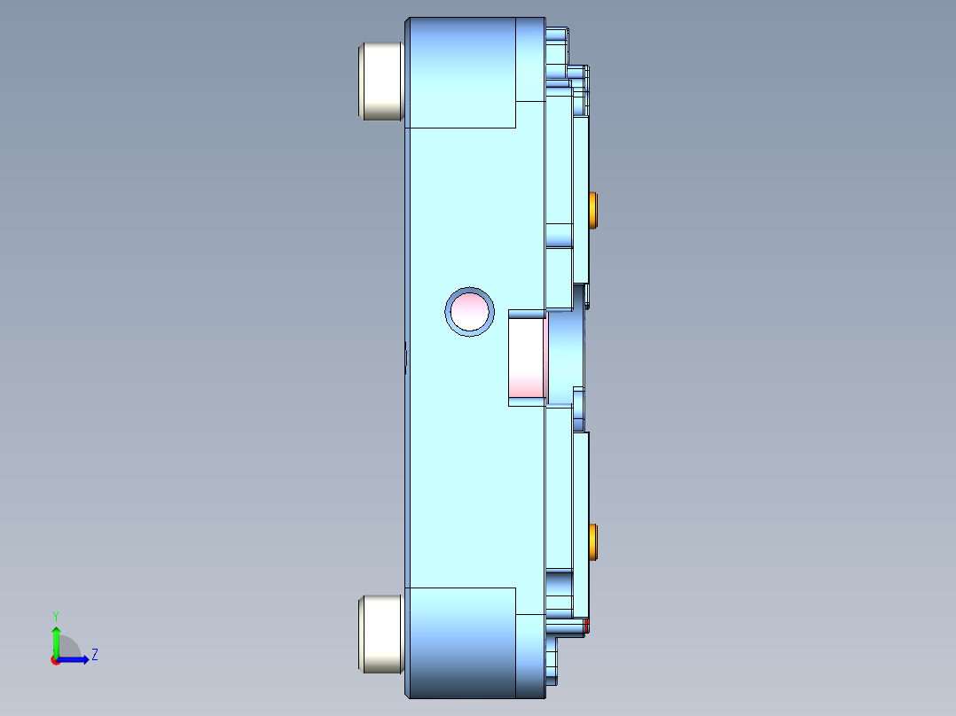 S1-KUAIHUAN笔记本CNC工装夹具三维模型-0326左视图