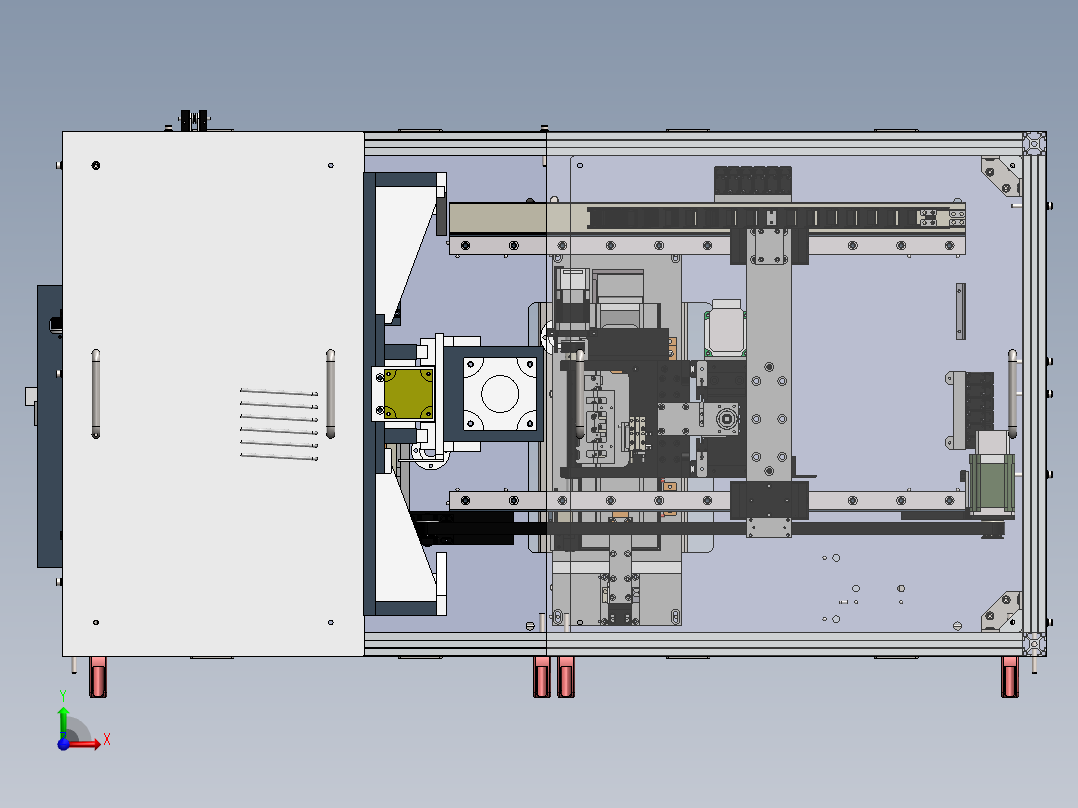 触点开关自动组装线sw16可编辑前视图
