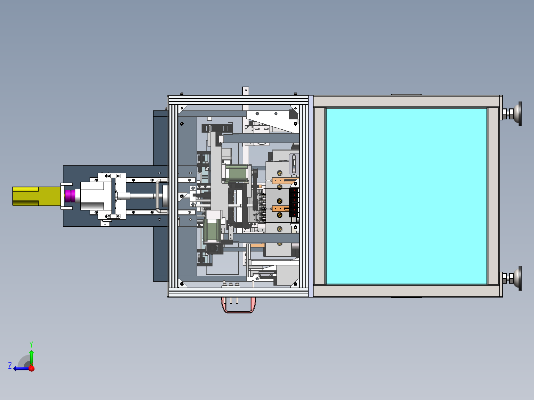 触点开关自动组装线sw16可编辑右视图