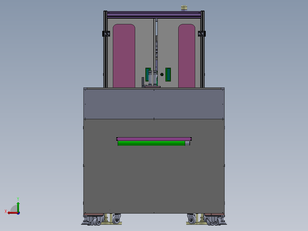 光通信128G卡自动组装线sw16后视图