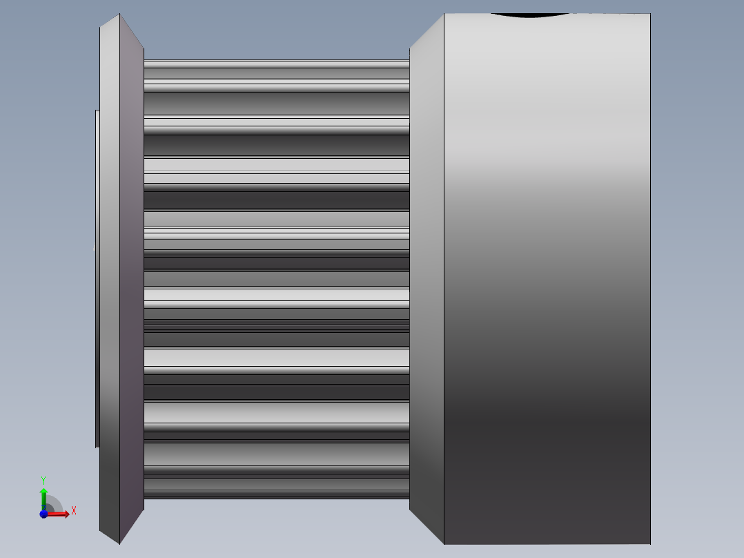 高扭矩同步带轮 米思米 HTPA20S3M100-K-P8前视图