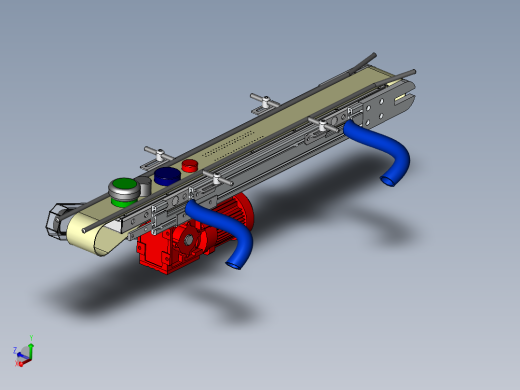 真空皮带输送机构