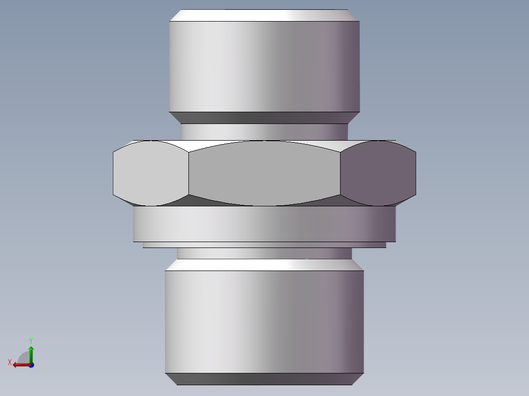 英制管螺纹ED密封、1CB-16-06WD后视图