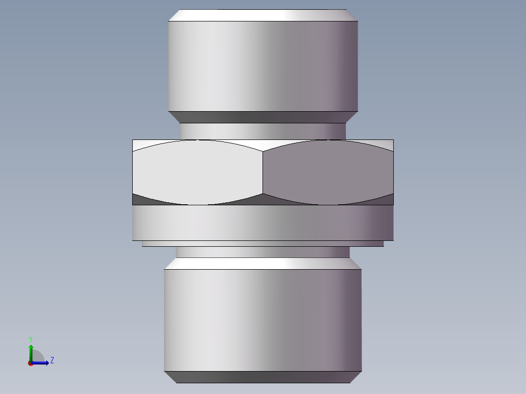 英制管螺纹ED密封、1CB-16-06WD左视图
