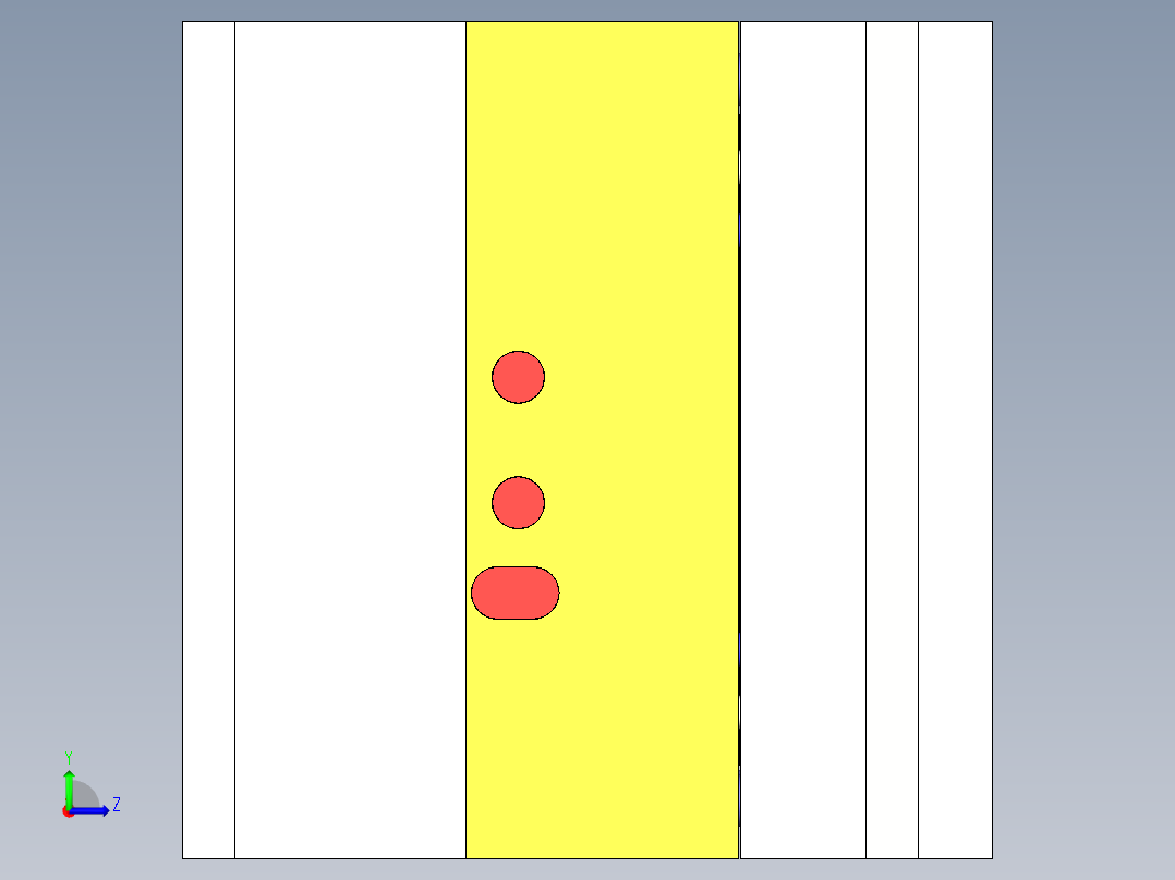 破壁机底座（细水口）左视图