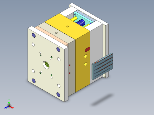 破壁机底座（细水口）正等轴测缩略图
