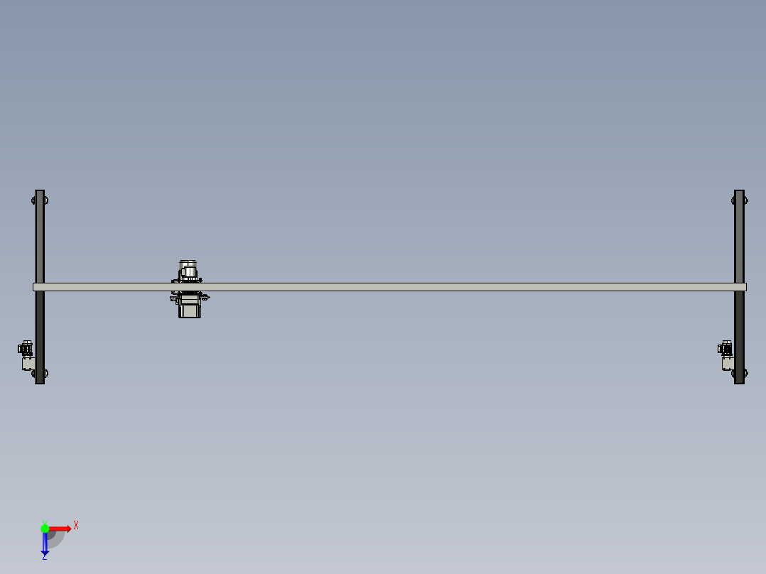 门廊 1 吨俯视图