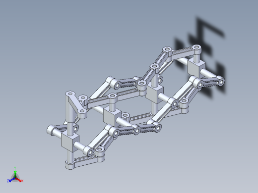 机械手伸缩臂骨架