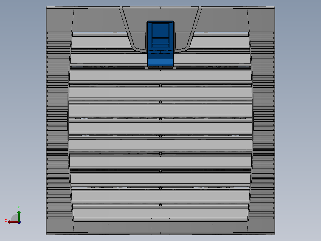 过滤风扇风扇及过滤器后视图