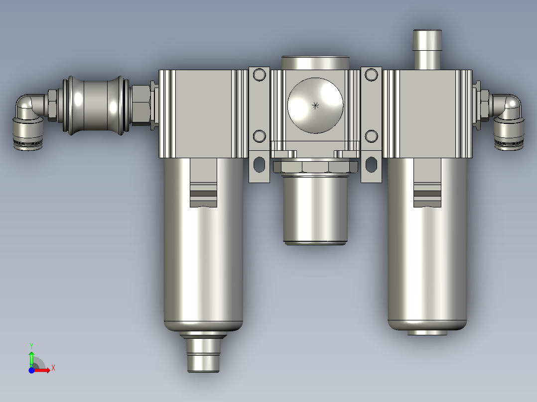 GAC30010S三联件组件ZB前视图