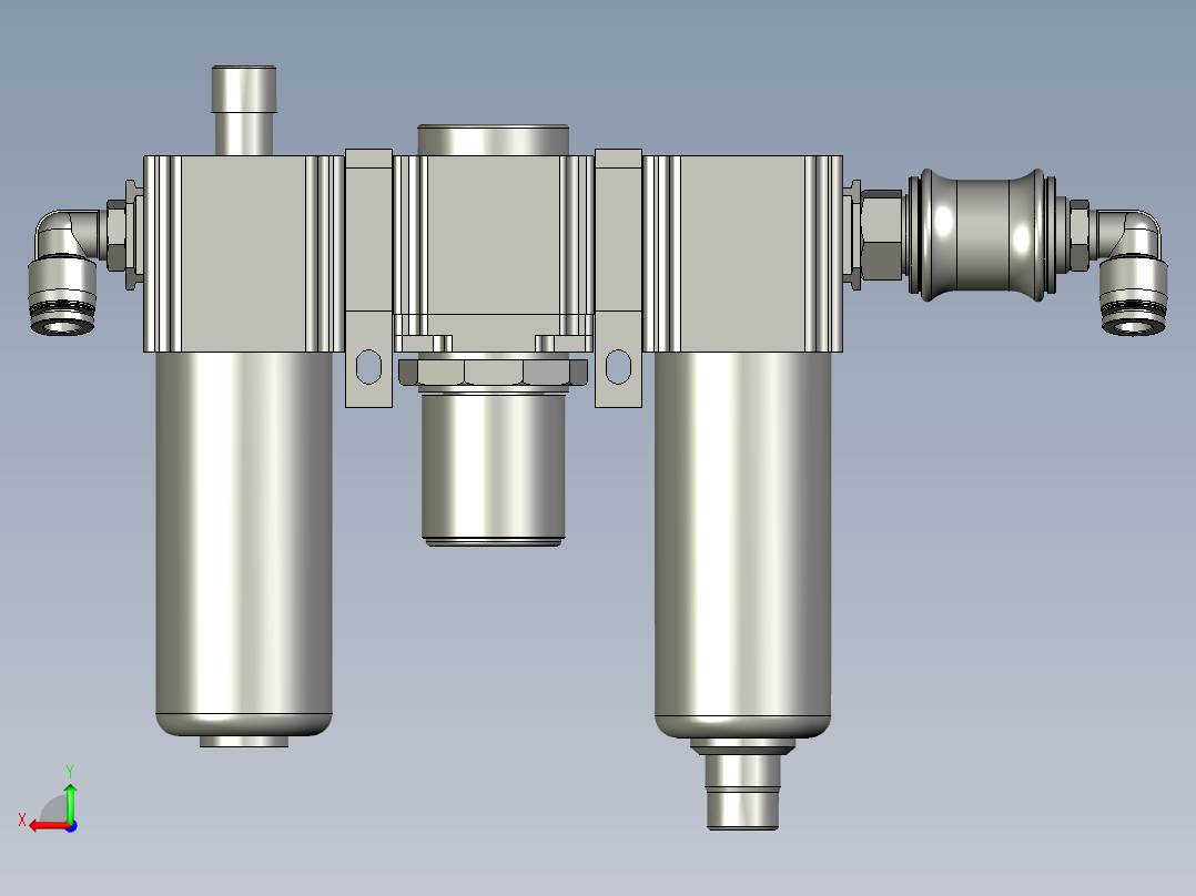 GAC30010S三联件组件ZB后视图