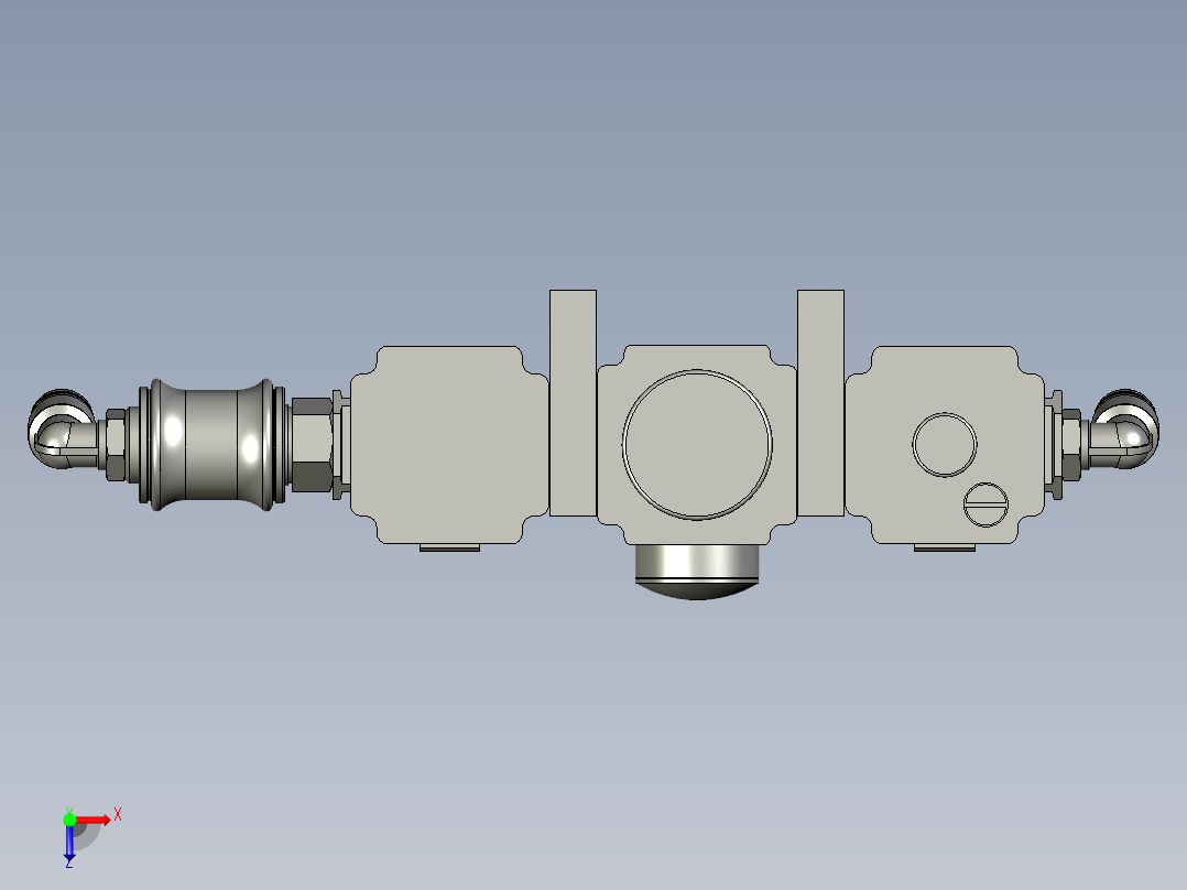 GAC30010S三联件组件ZB俯视图