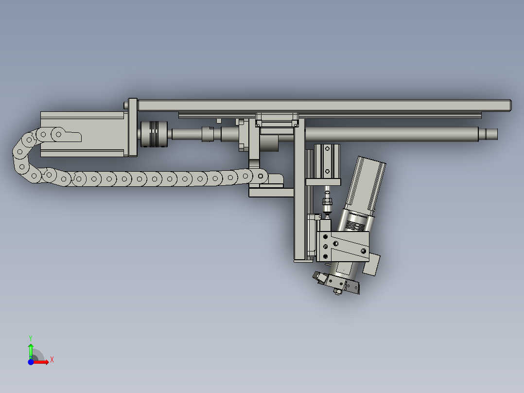 大铝件贴片装置前视图
