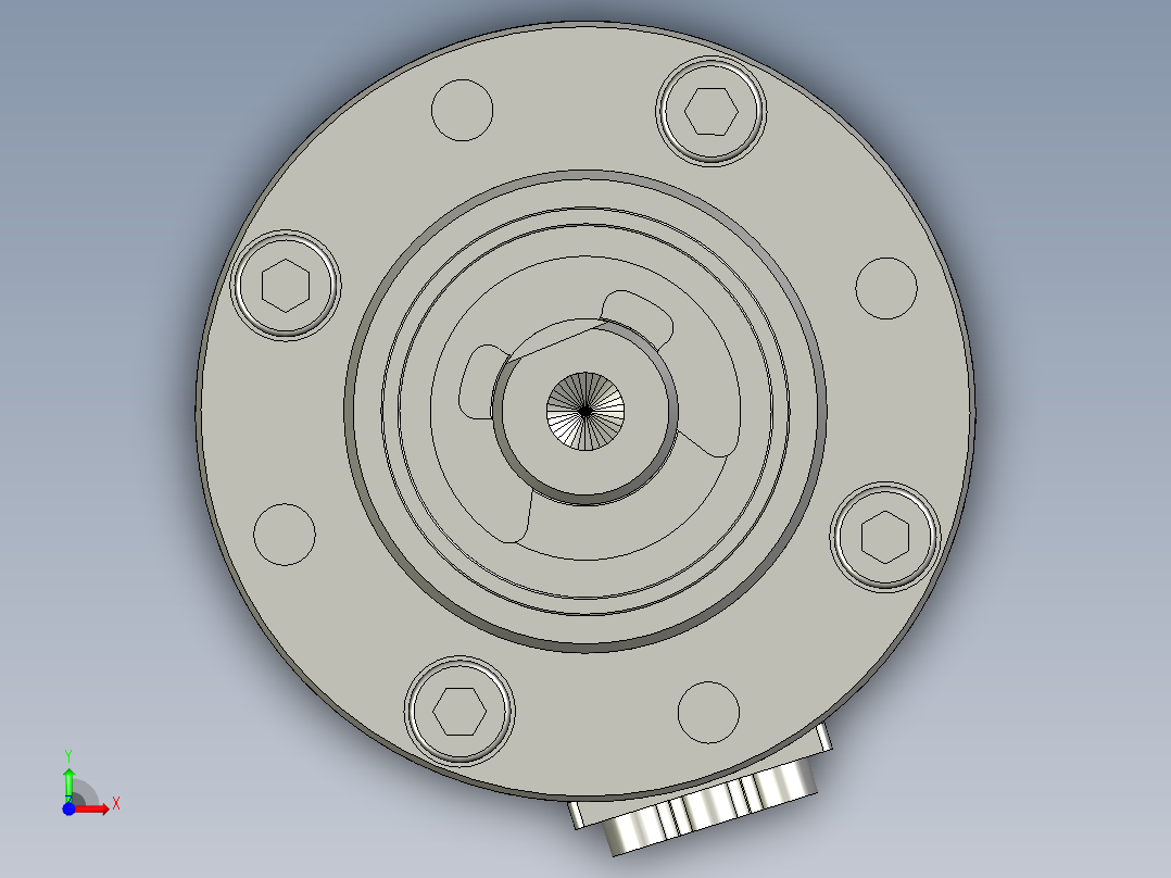 M3508直流无刷减速电前视图