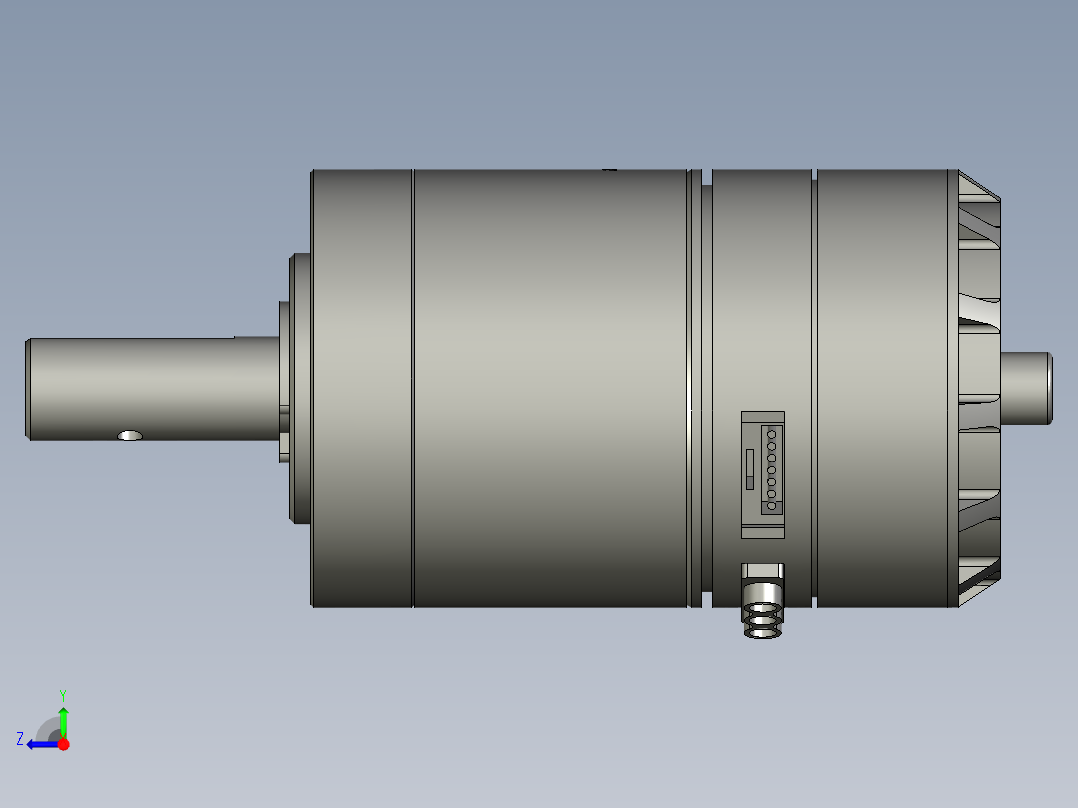 M3508直流无刷减速电右视图