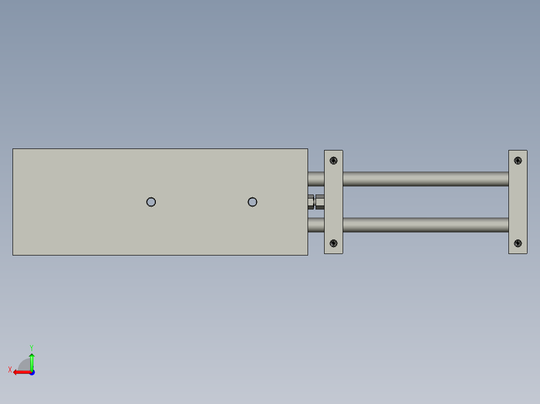 CXSL15-100-Y7BAL后视图