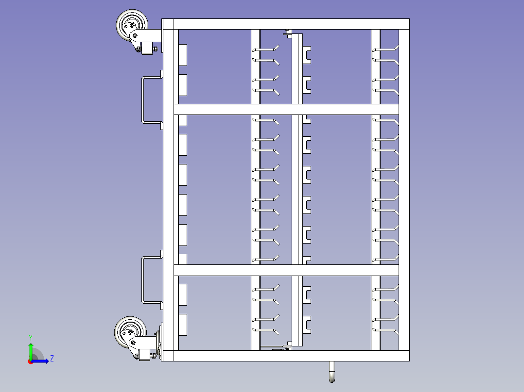 C303控制臂器具左视图
