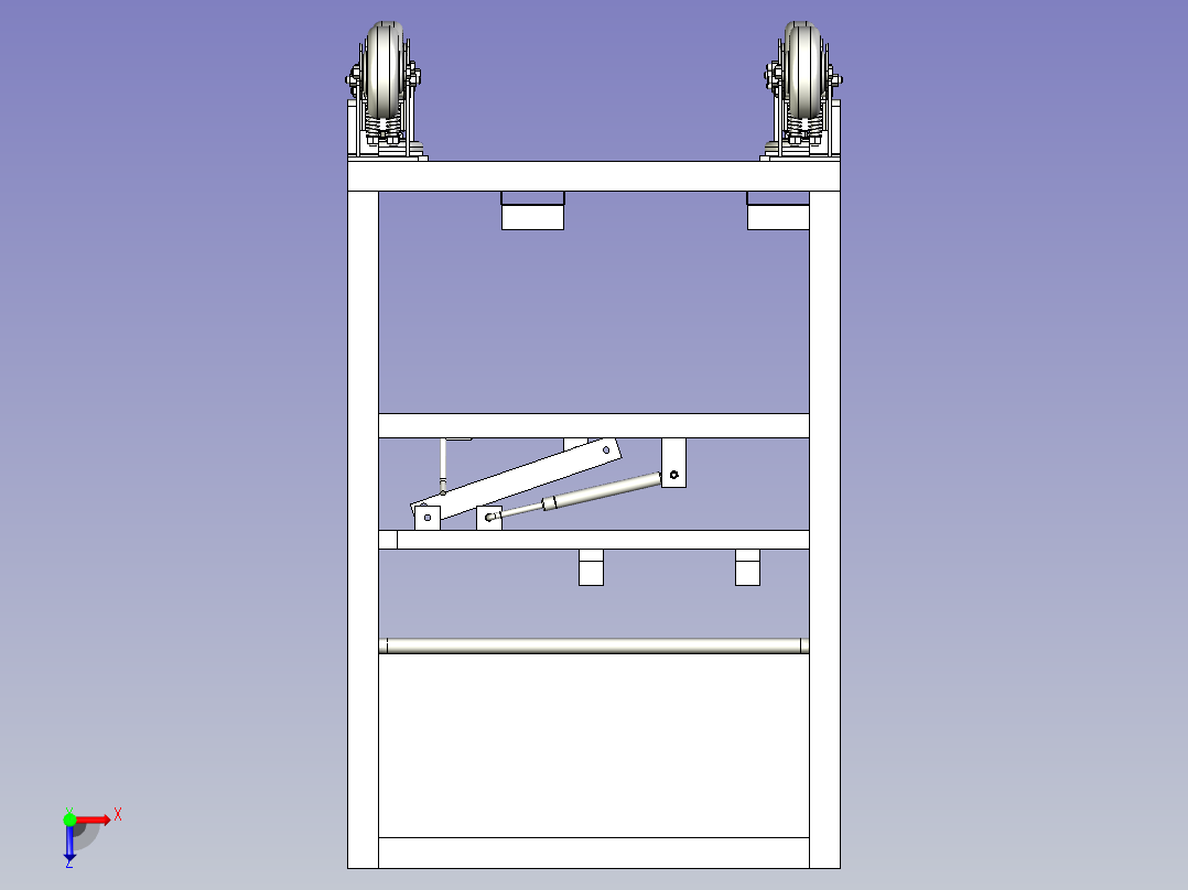 C303控制臂器具俯视图