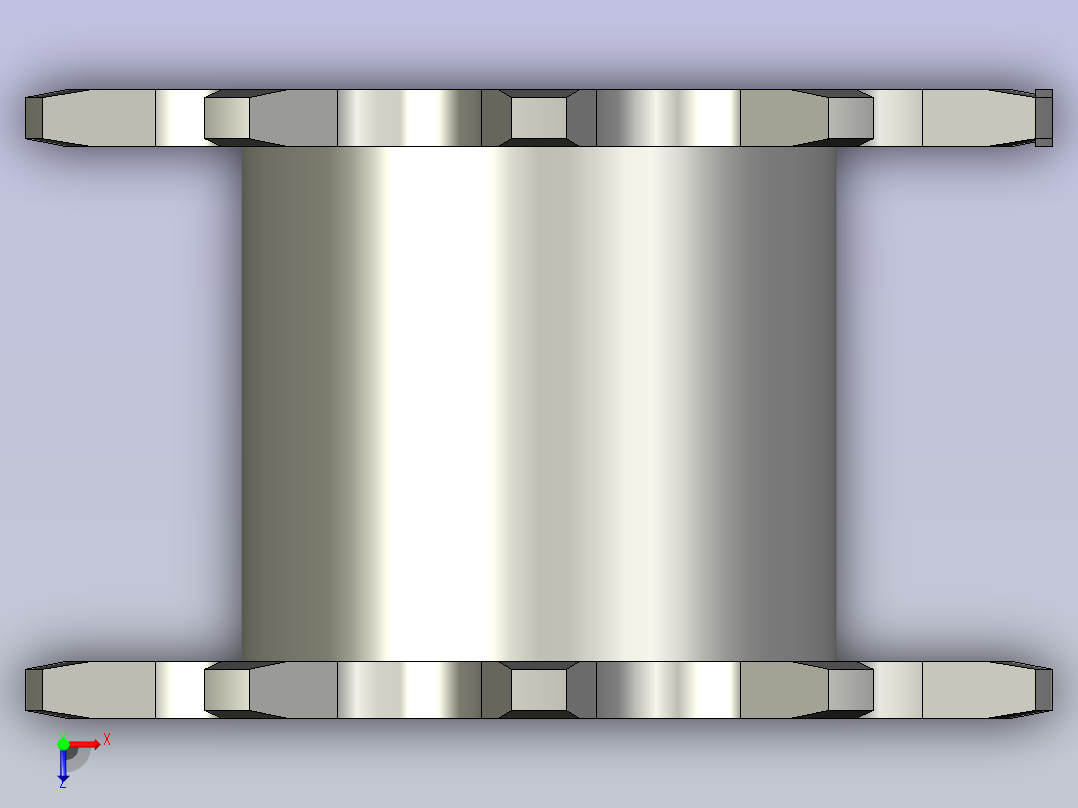 LXYC-BOSSC208A-10-D20主动链轮俯视图