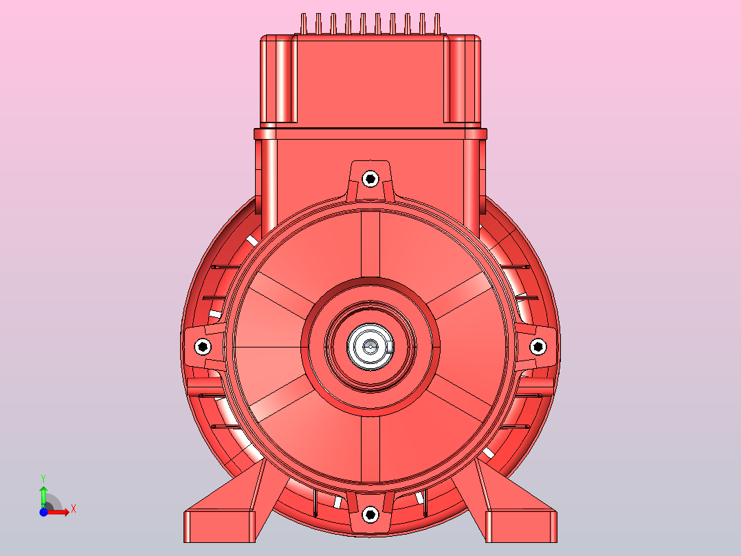 感应异步电机MEC63前视图