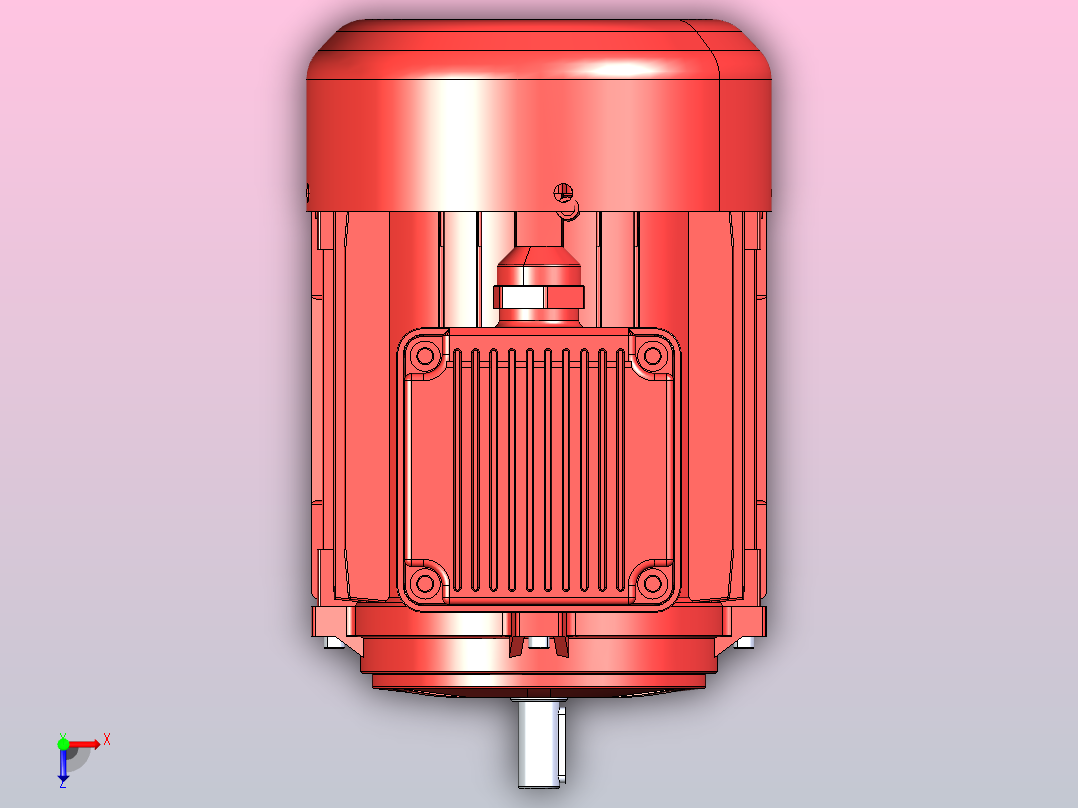 感应异步电机MEC63俯视图